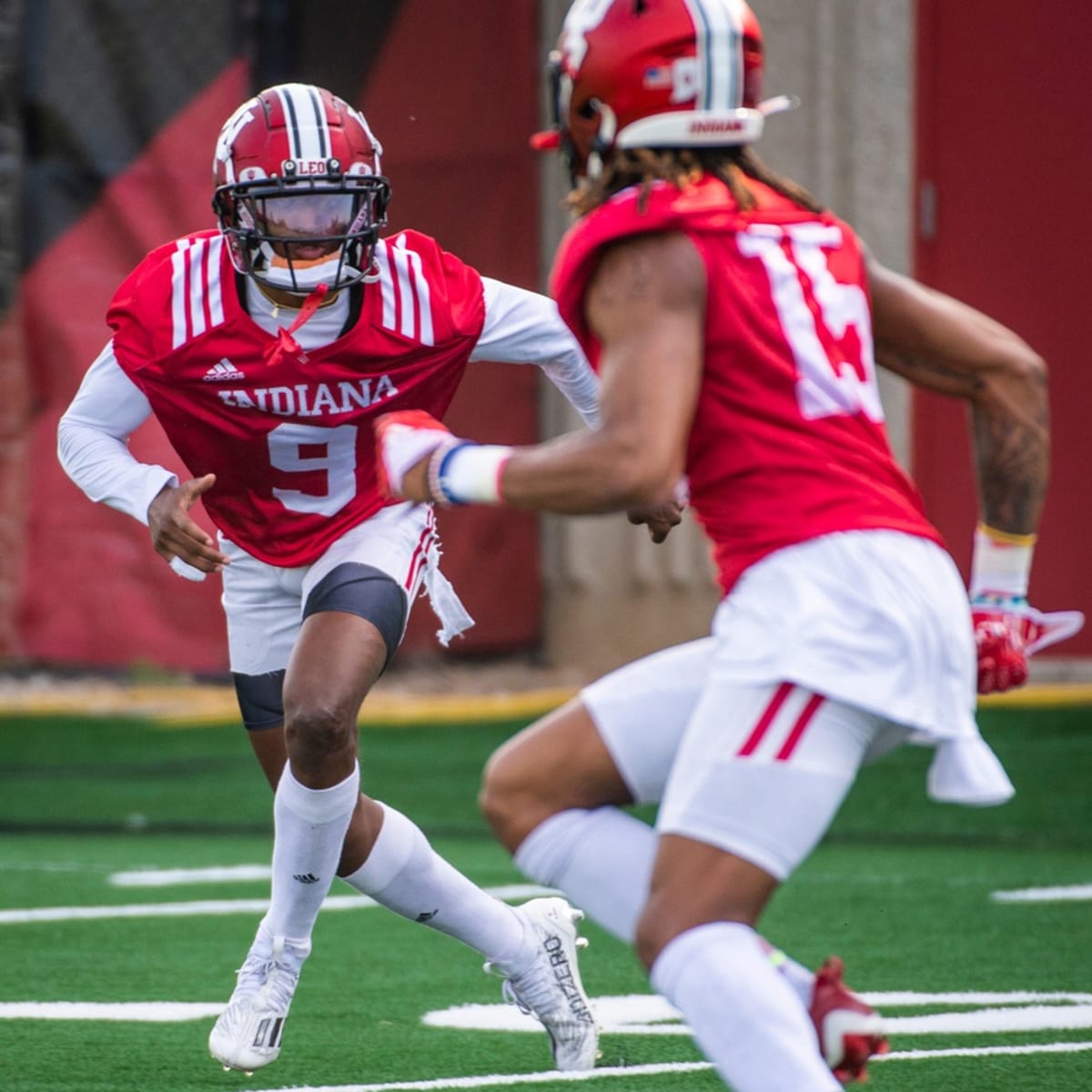 Indiana Football Practices at Lucas Oil Stadium, Nearing Quarterback  Decision - Sports Illustrated Indiana Hoosiers News, Analysis and More