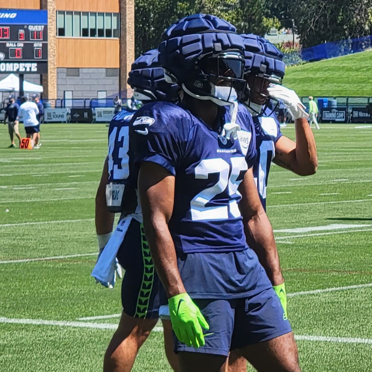 Seahawks hope Zach Charbonnet, Kenny McIntosh will secure running