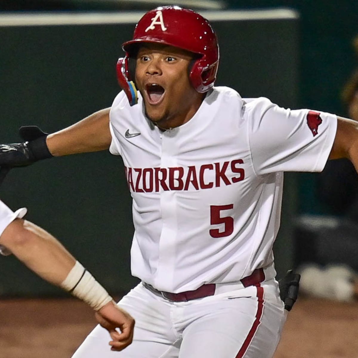 Arkansas Razorbacks left fielder Jared Wegner questionable for