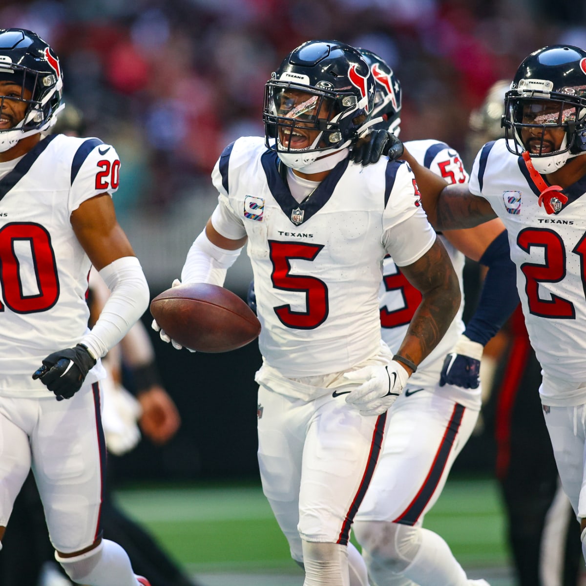 Five games left in Houston Texans season, likely 4 more losses