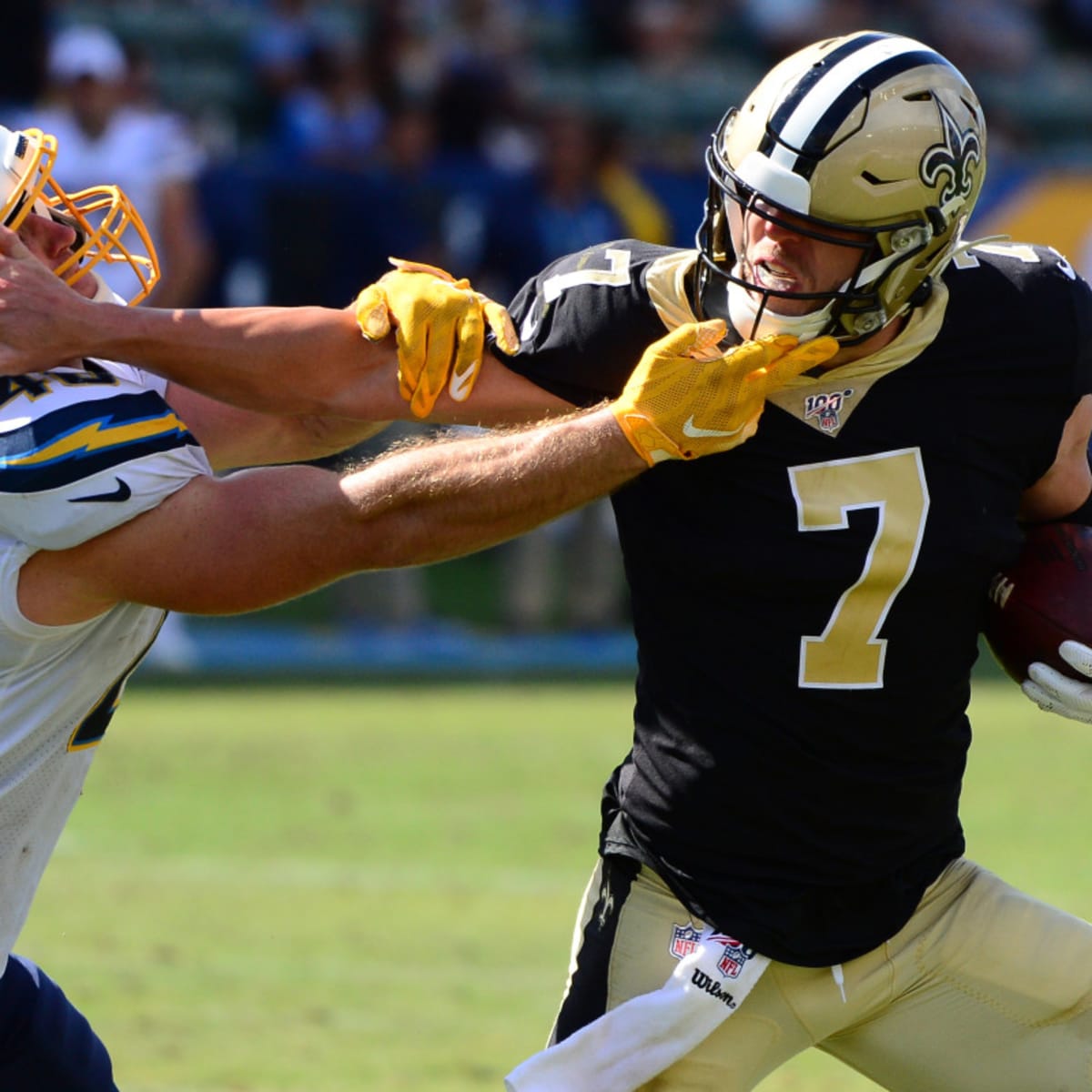 Taysom Hill Opens Saints' Game With Blocked Punt, Touchdown Catch