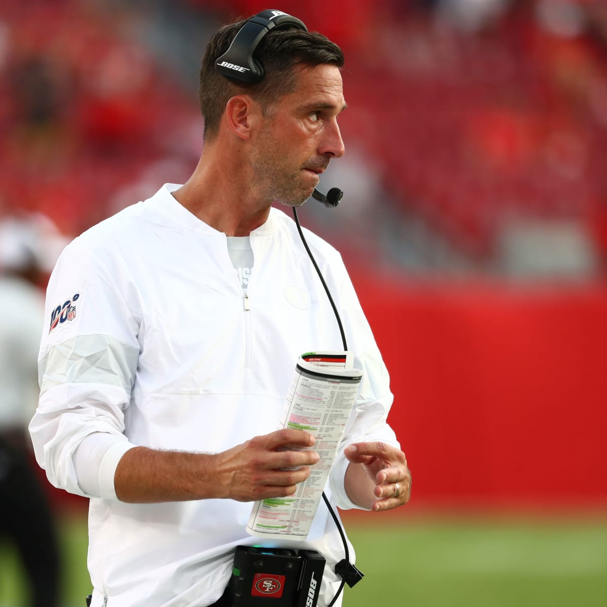 Kyle Shanahan reveals that he watches tape of the Patriots almost