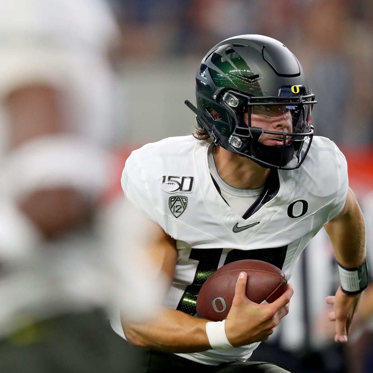 Oregon Football Quarterback Justin Herbert In 2018 Heisman Conversation