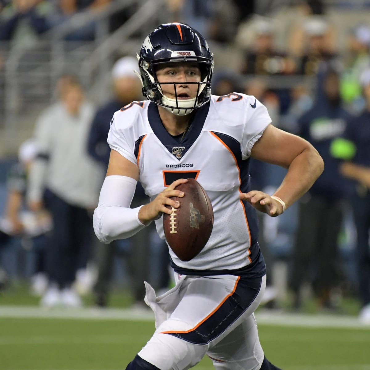 Healthy Drew Lock is 'ready whenever,' trusts Broncos' plan for return