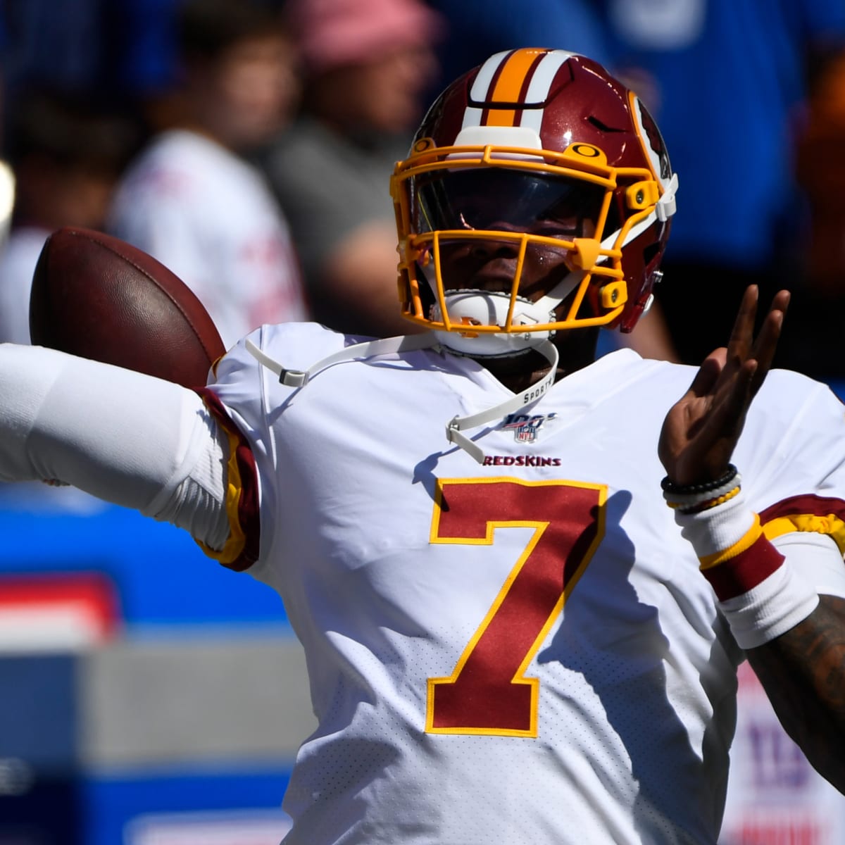 Dwayne Haskins struggles in debut after replacing Case Keenum at