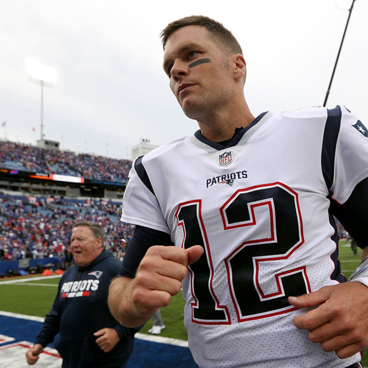 josh allen in tom brady jersey