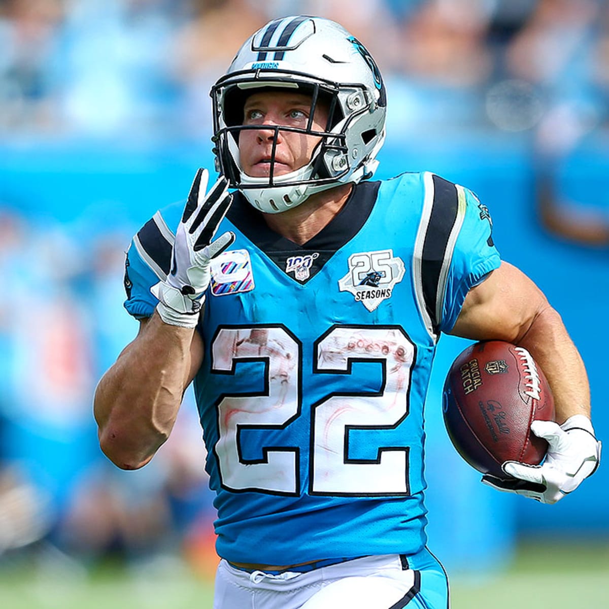 McCaffrey Scores 3 TDs, Panthers Hold Off Jaguars 34-27