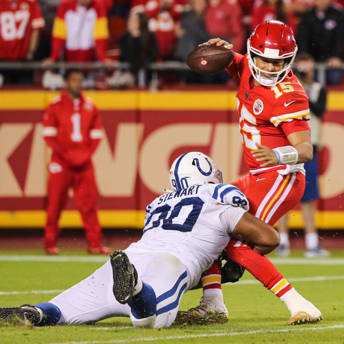 Kansas City Chiefs quarterback Patrick Mahomes talks about his ankle after  loss to Colts 