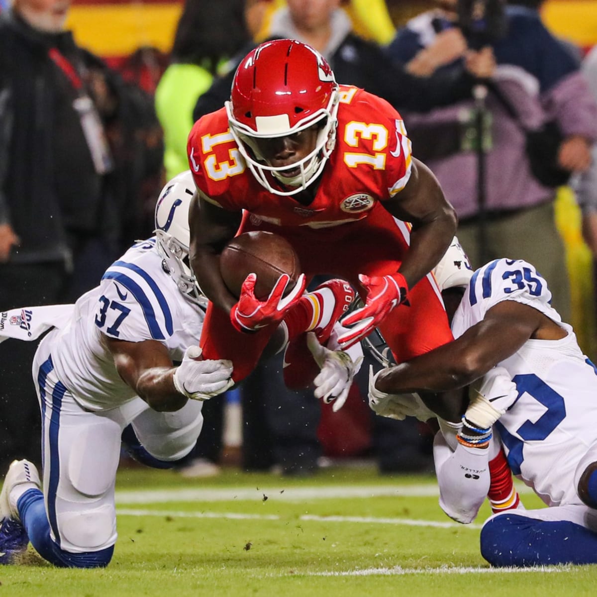 Byron Pringle Latest Kansas City Chiefs Receiver with Big Day Despite 19-13  Loss to IndianapolisColts - Sports Illustrated Kansas City Chiefs News,  Analysis and More