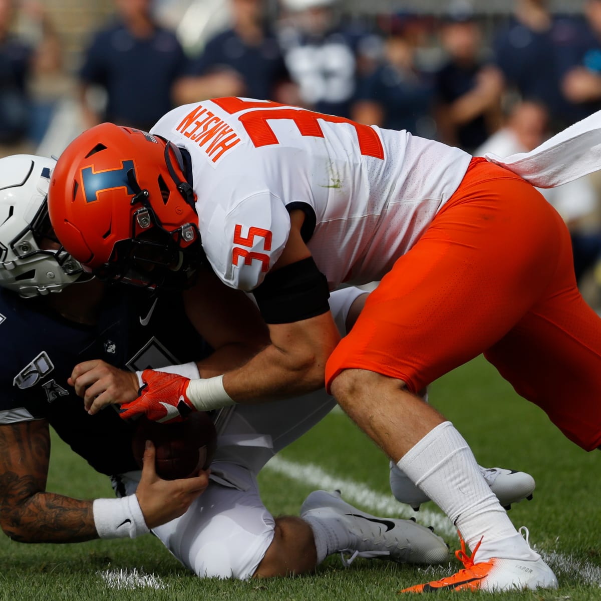 Illinois football linebacker Jake Hansen signs with Houston Texans as  undrafted free agent - The Daily Illini