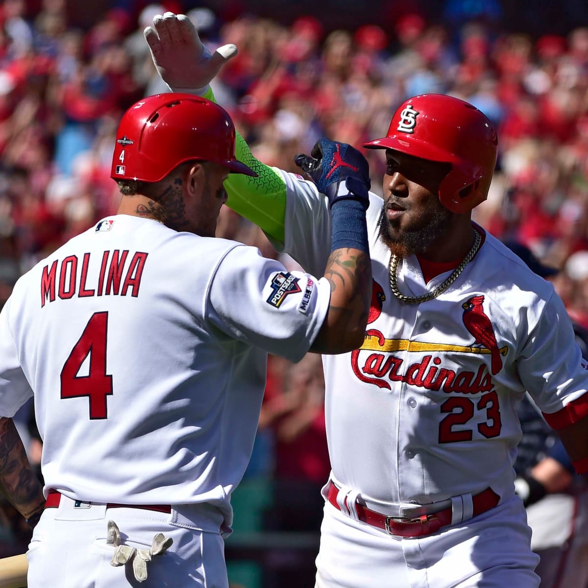 Yadier Molina provides more heroics for Cardinals in NLDS - Los Angeles  Times