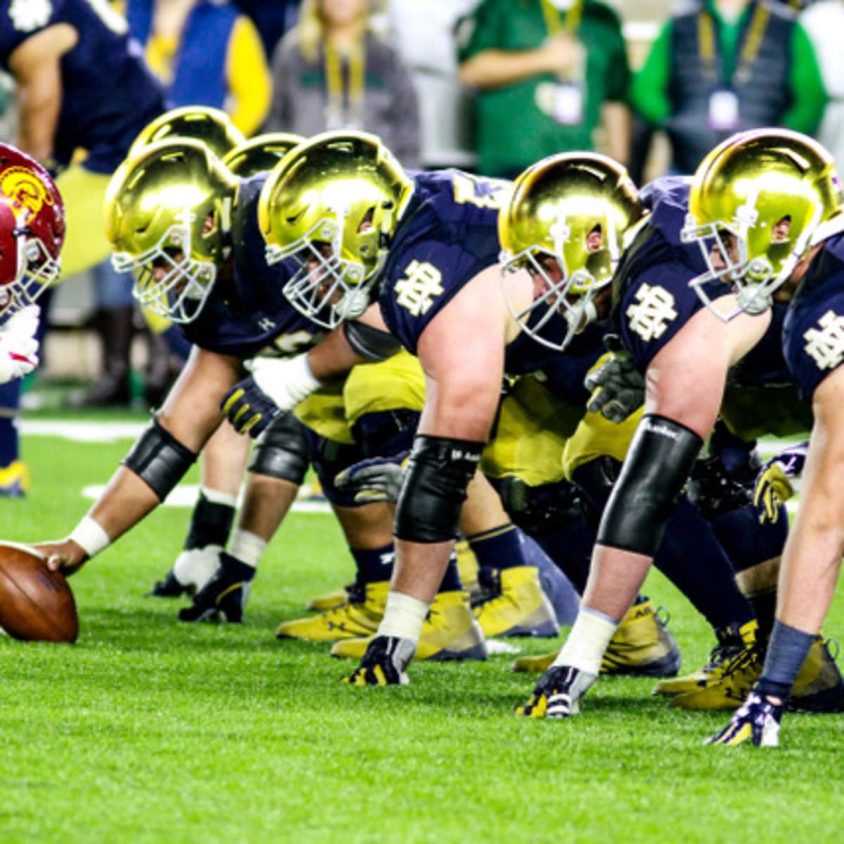 Manti Te'o Notre Dame Fighting Irish #5 Football Jersey - Navy Blue