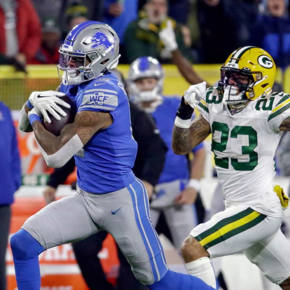 Packers, Lions at Lambeau Field; Green Bay leads series, 103-75-7