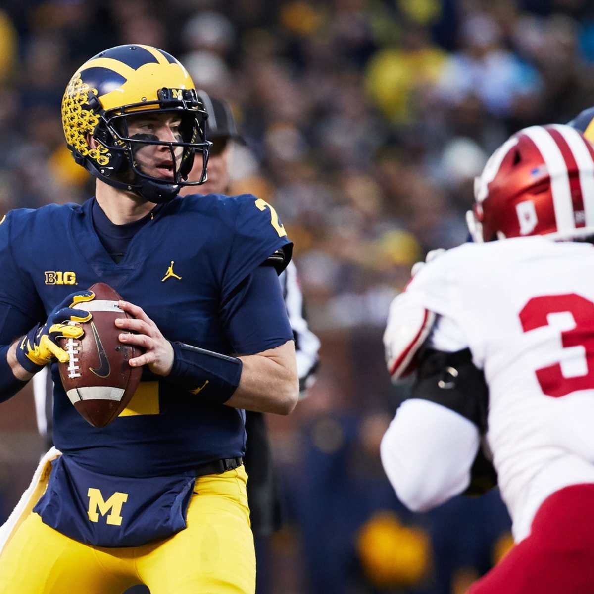 Michigan Panthers pick former U-M QB Shea Patterson with 1st pick