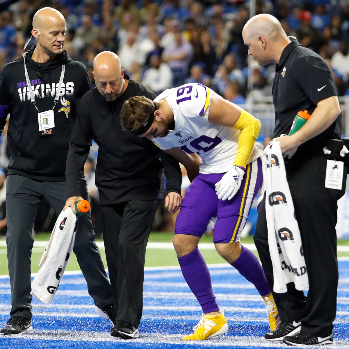 Injured Adam Thielen 'optimistic' for consecutive games streak