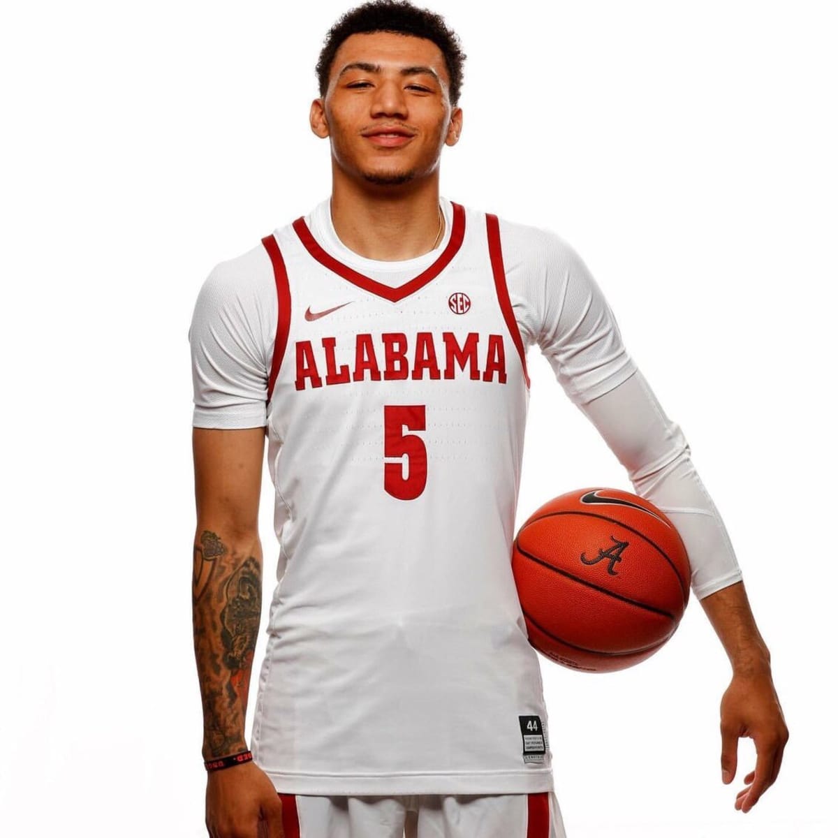 Jahvon Quinerly Alabama Jersey, White Jahvon Quinerly Alabama Jersey, Black  Jahvon Quinerly Alabama Jersey, Apparel, Gear, Merchandise