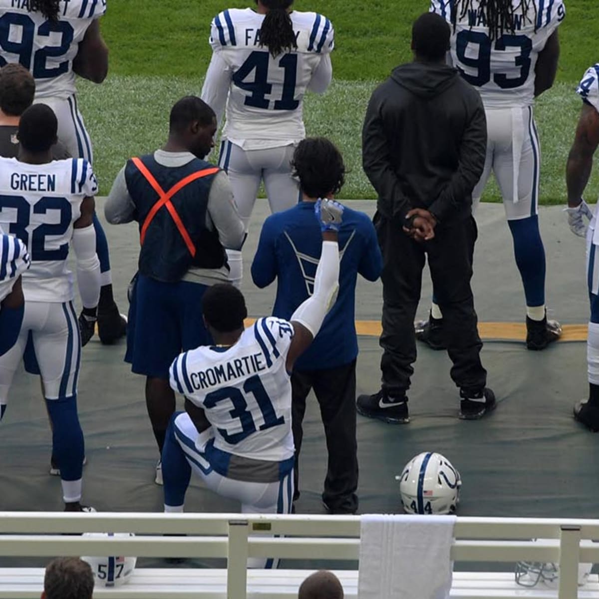 Antonio Cromartie cut for kneeling: CB says Colts released him following  protest - Sports Illustrated