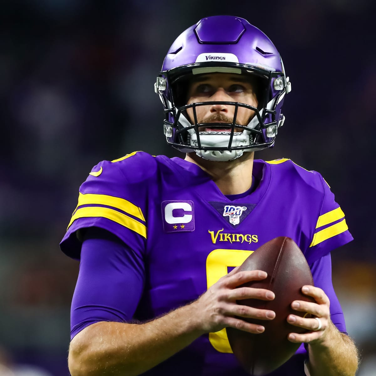 Equipment Staff Prepares Primetime Purple Jerseys for Vikings