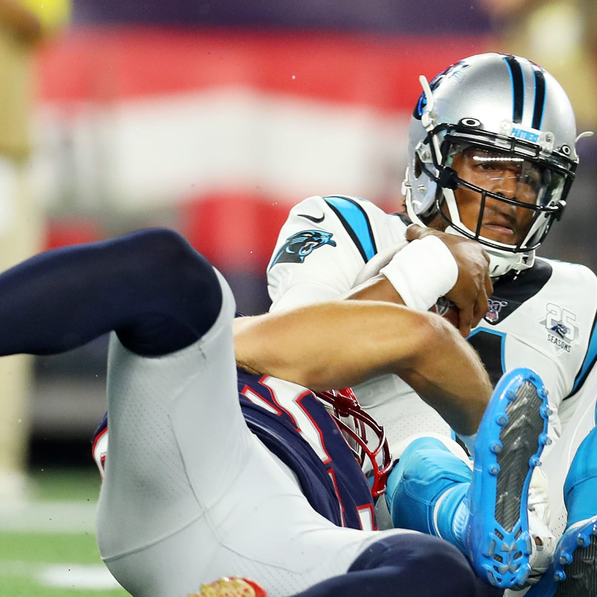 Carolina Panthers quarterback Cam Newton suffered knee injury in loss to  the Saints - Cat Scratch Reader