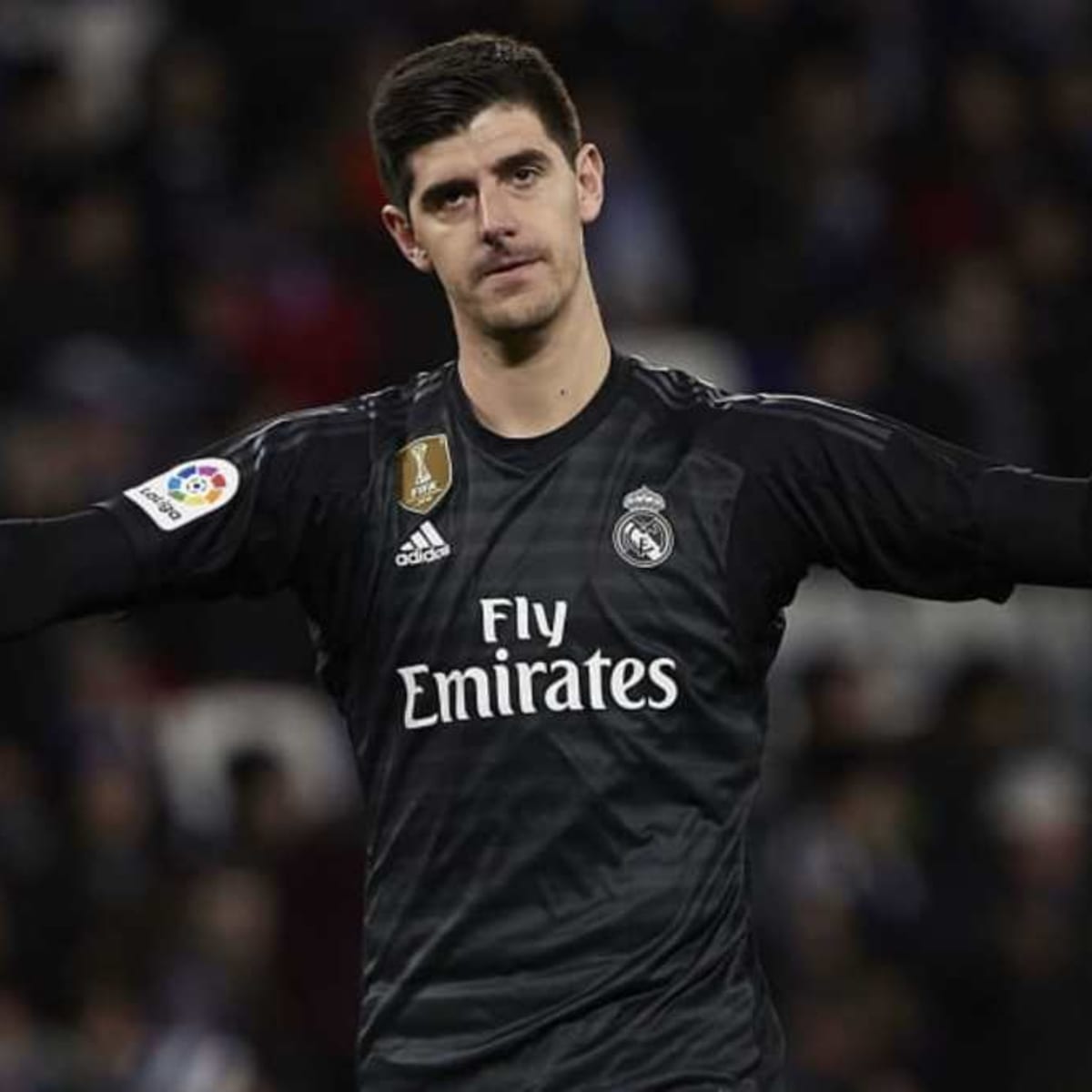 Courtois, a last-minute absentee from squad list