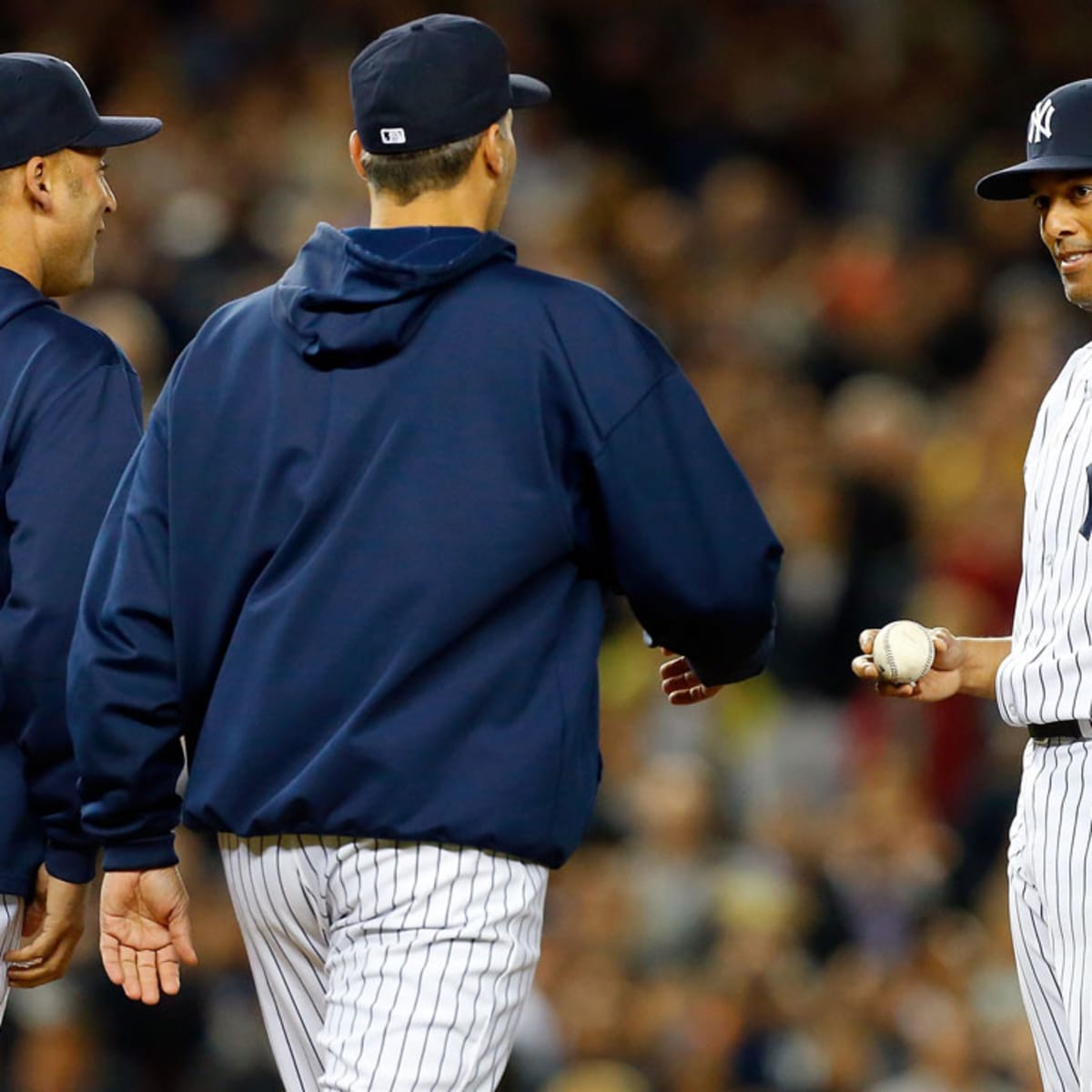 Andy Pettitte absent from 'Derek Jeter Day,' Mariano Rivera says Captain is  making right move