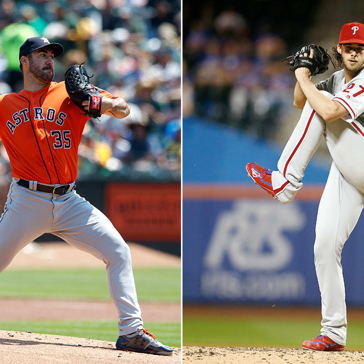 Aaron Nola says it's really cool to watch Justin Verlander pitch #shorts 