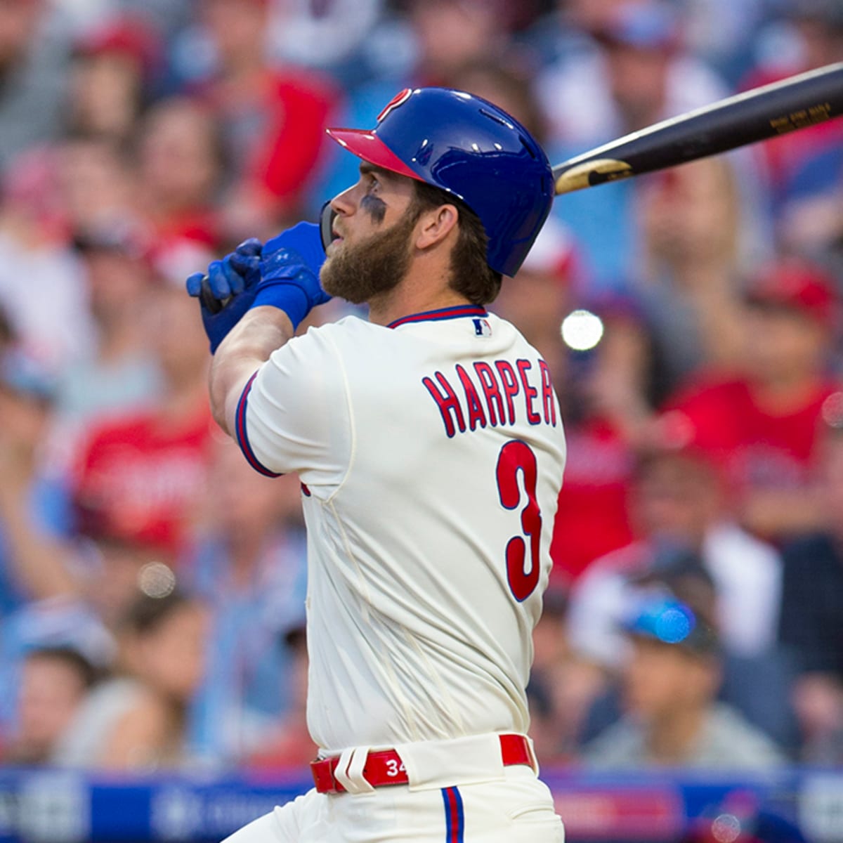 Watch: Bryce Harper hacks first homer as member of Philadelphia Phillies 