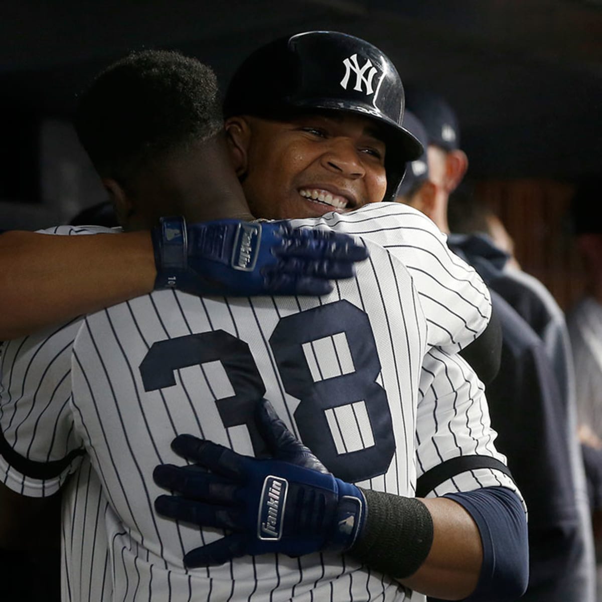 Aaron Judge and Giancarlo Stanton by Jim McIsaac