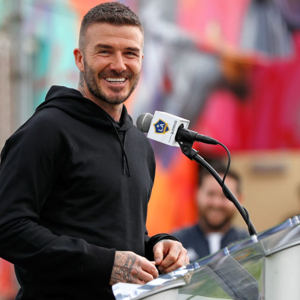 David Beckham LA Galaxy Statue Unveiling