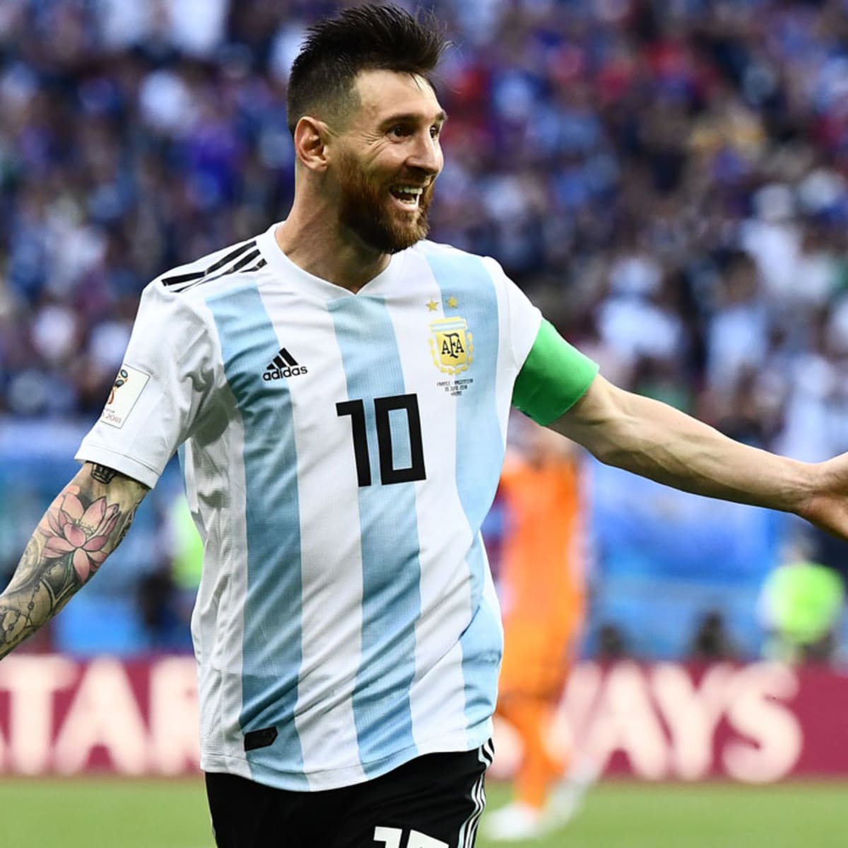 Argentina 2019 Home Jersey  Messi goals, Lionel messi, Messi