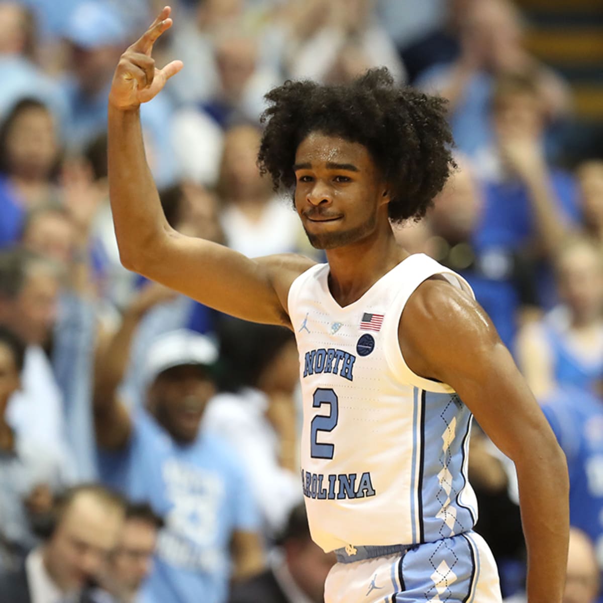 Which basketball shoes Coby White wore