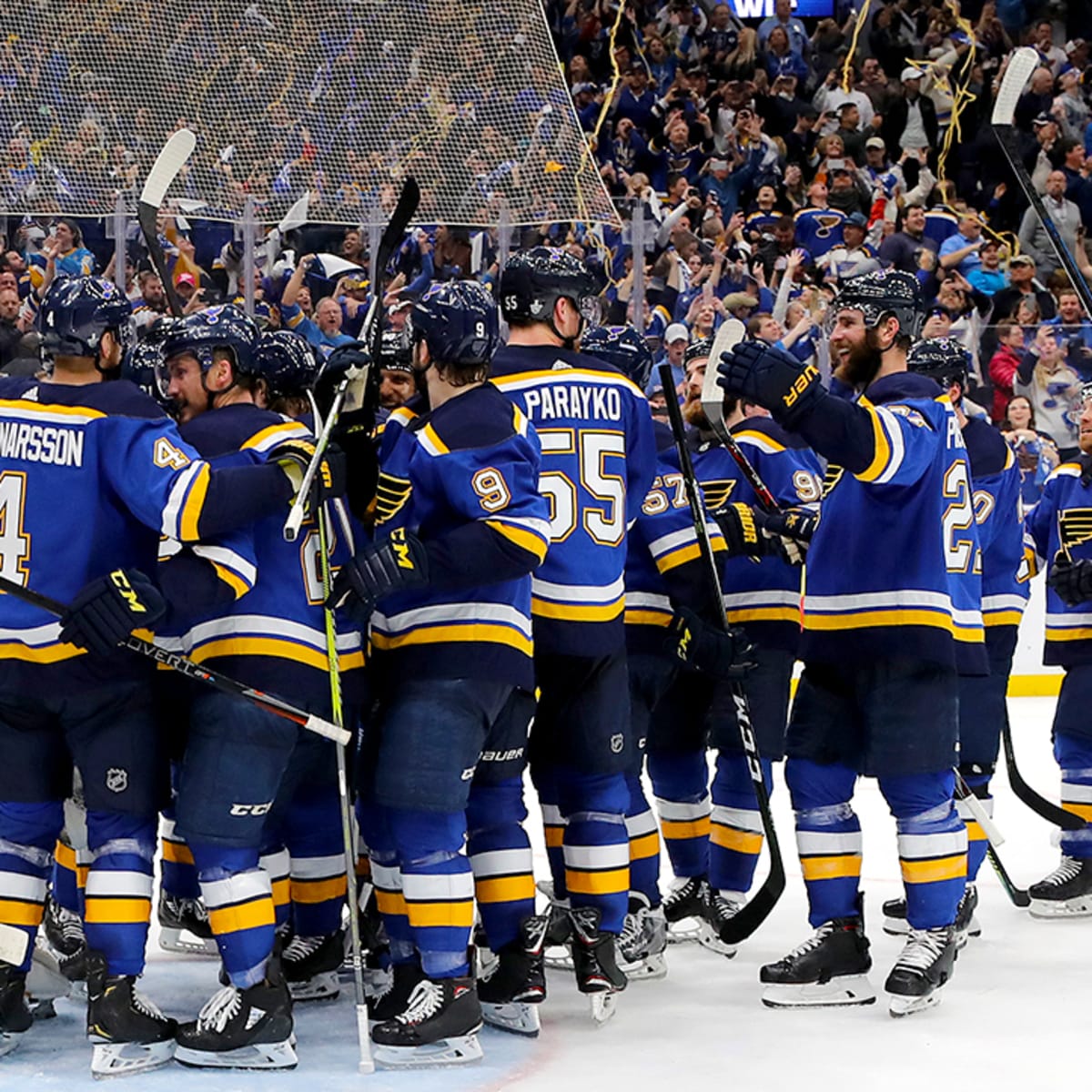 St. Louis Blues raise the Stanley Cup for the first time in franchise  history! 
