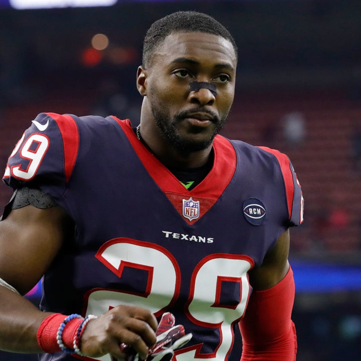 Texans' Andre Hal rebounds from miscue with interception