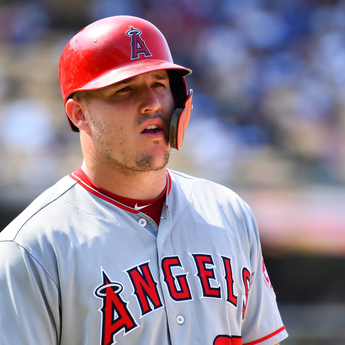 Angels' Mike Trout, Millville, N.J. native and 3-time AL MVP