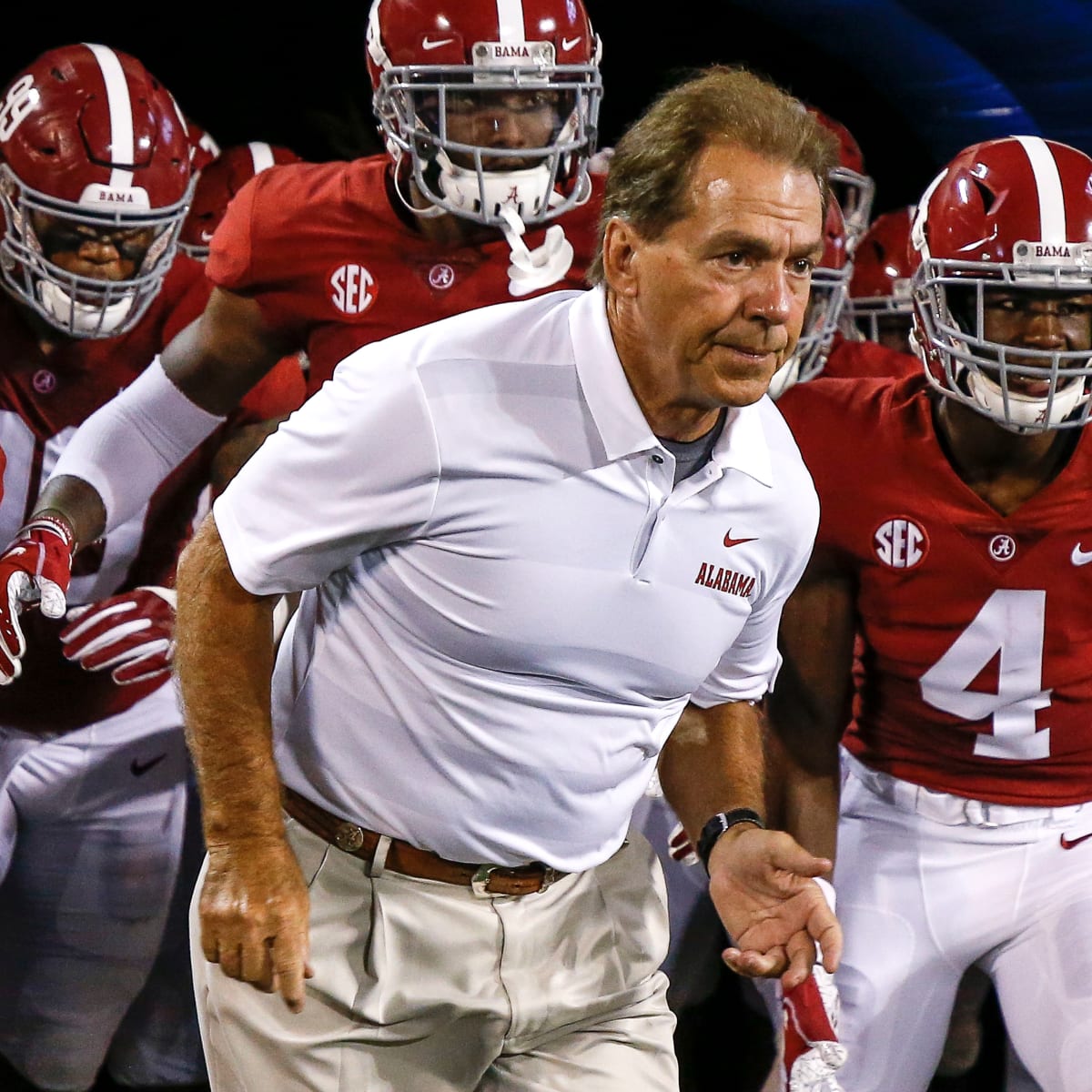 Raiders RB Josh Jacobs: Alabama's Nick Saban Likes to Tell 'Deez