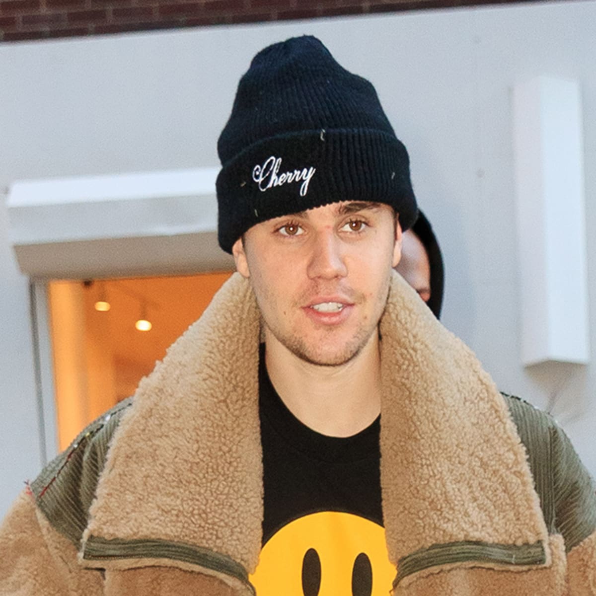 Some photos of Justin Bieber at the season's last Leafs game
