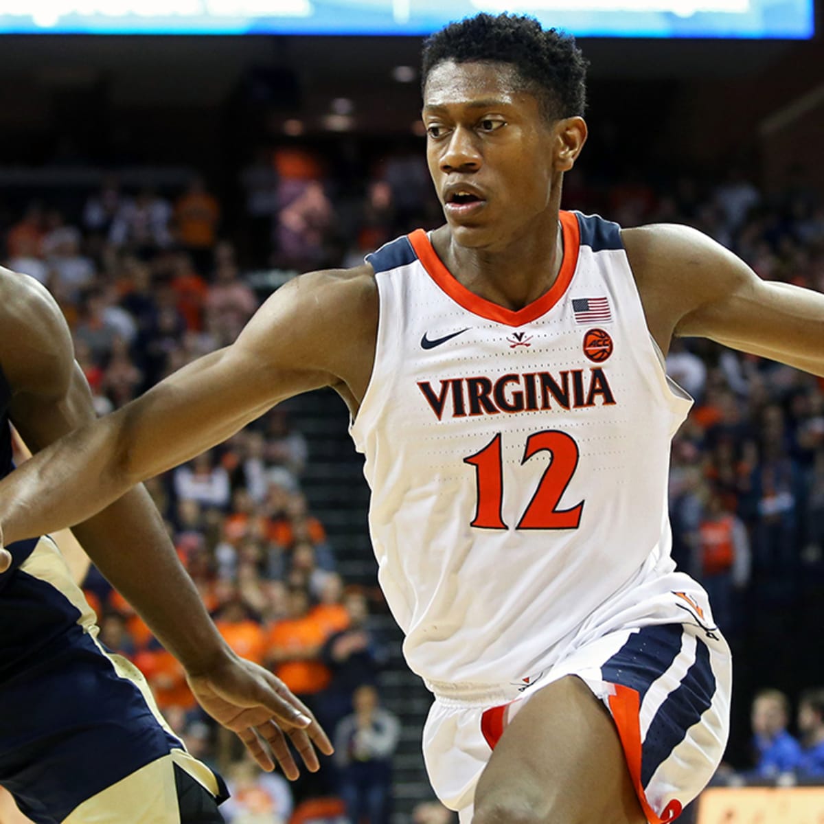 NBA TV on X: The Lakers select De'Andre Hunter with the No. 4 pick in the  2019 #NBADraft! De'Andre Hunter will reportedly be headed to the @ATLHawks  via trade.  / X