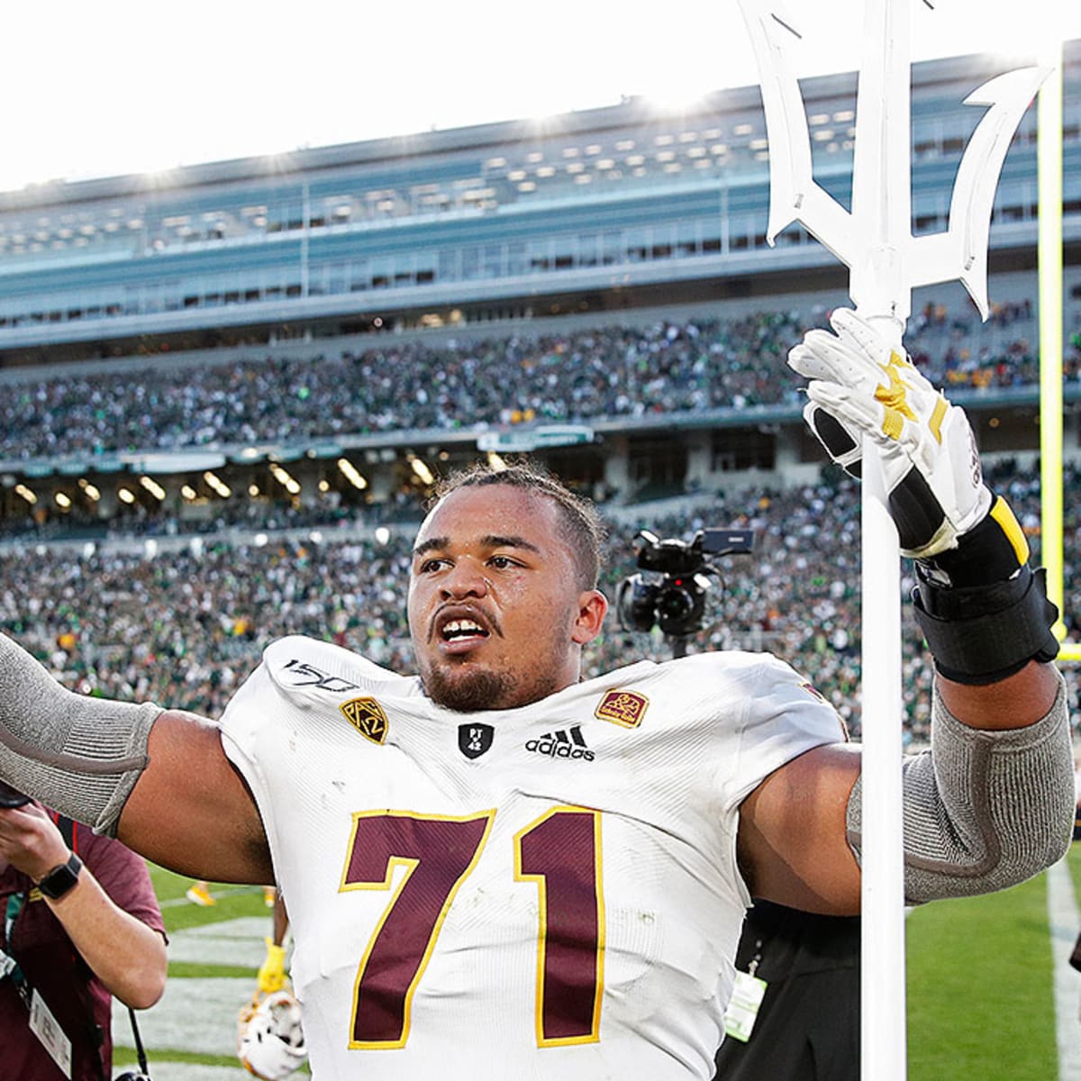 ASU's Eno Benjamin may have just played his last college game — and it was  one of his best - The Athletic