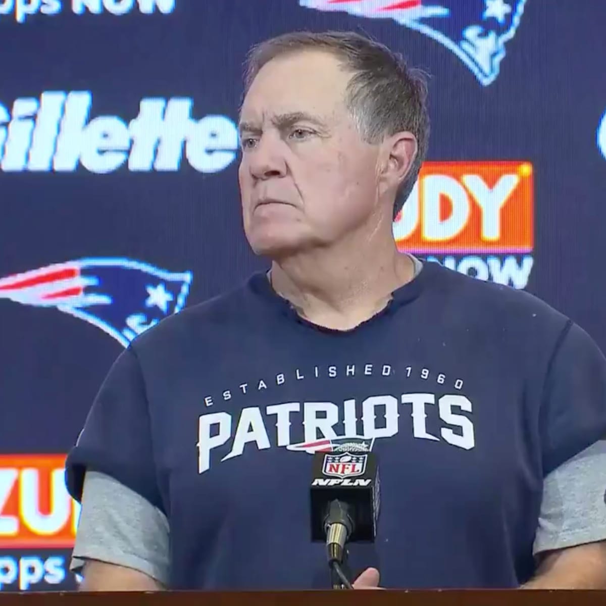 bill belichick press conference shirt