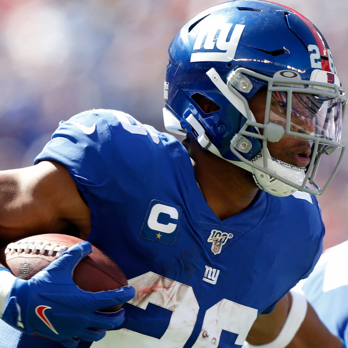 Giants' thrill of victory tempered by Saquon Barkley's injury that