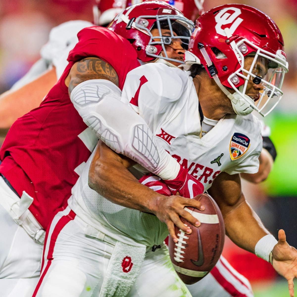 Kyler Murray at 5-foot-10, 207 pounds at NFL combine