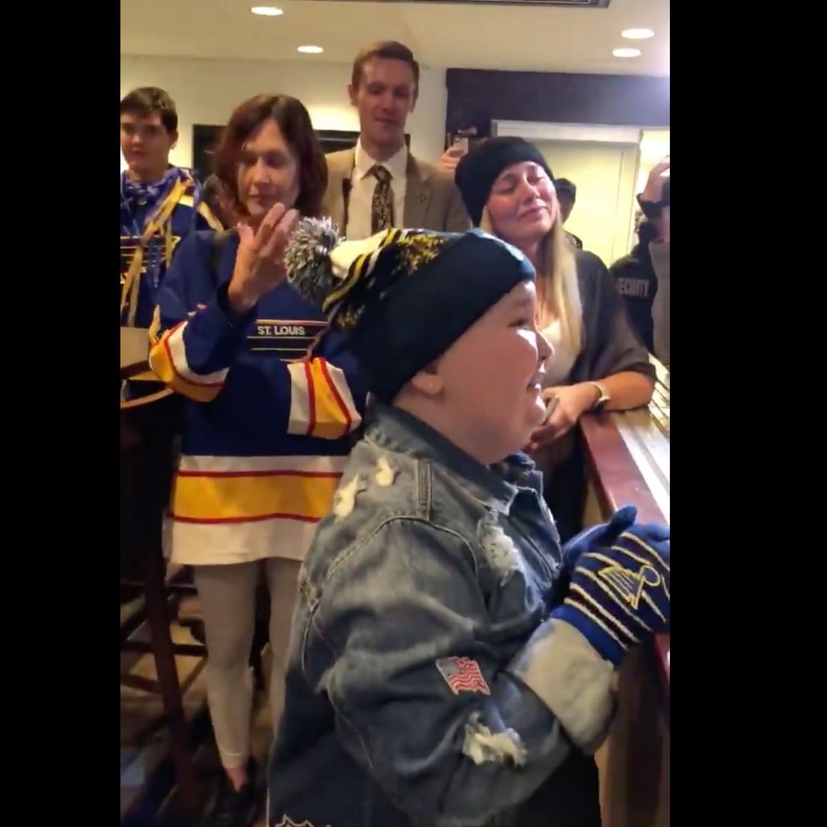 Laila joins the St. Louis Blues at the White House 