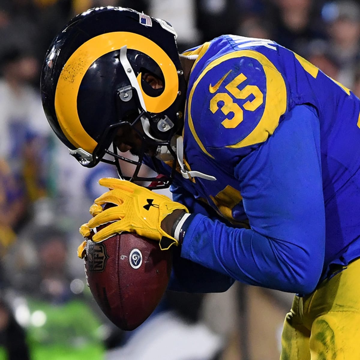 Los Angeles Rams running back C.J. Anderson's improbable journey