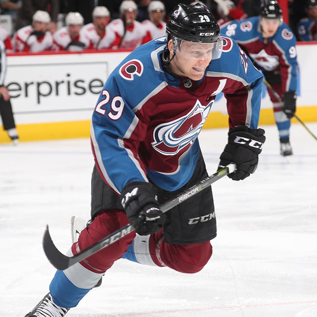 Nathan MacKinnon Colorado Avalanche Player-Issued 2018 All-Star