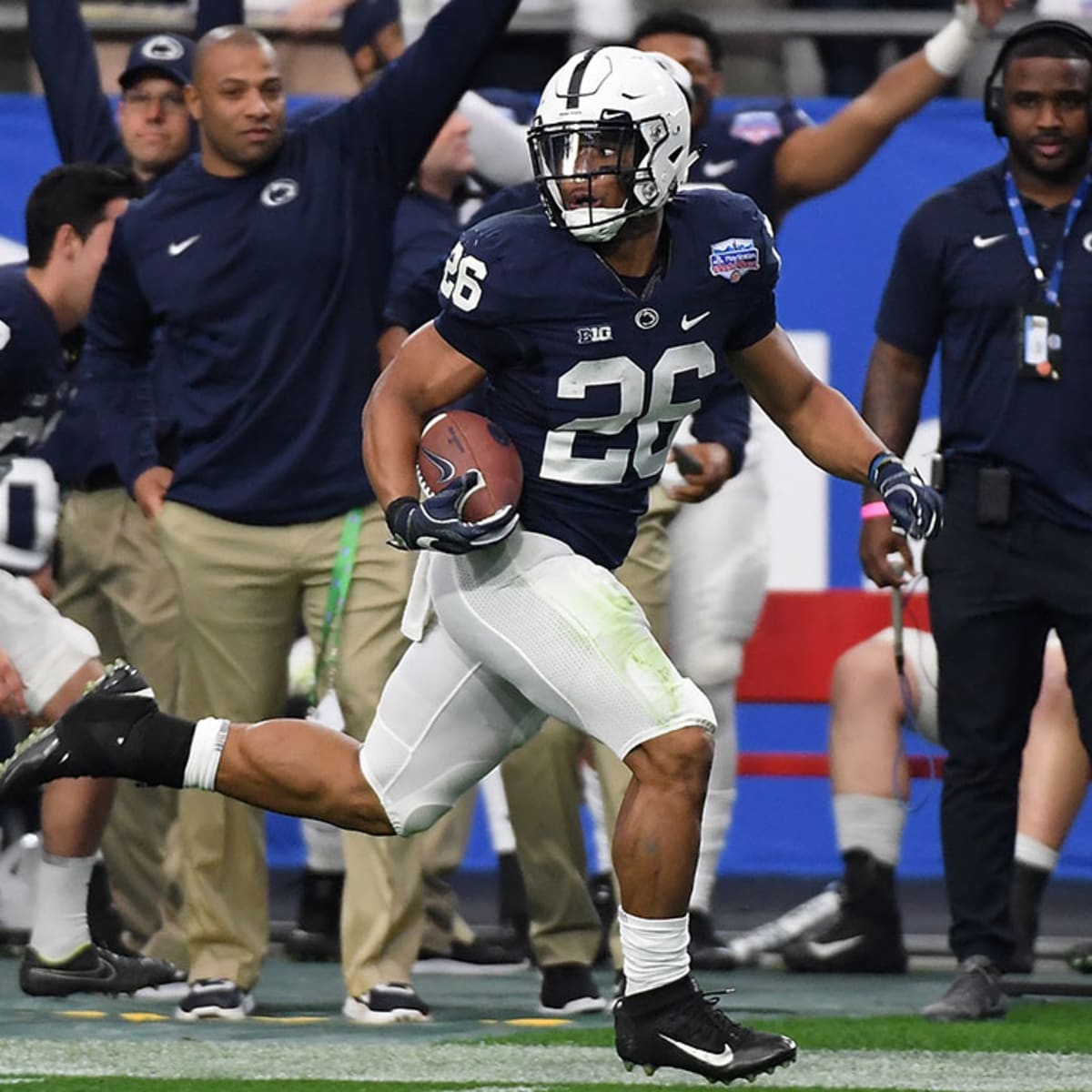 Giants nab Saquon Barkley, go heavy on D in latest Draft Wire mock