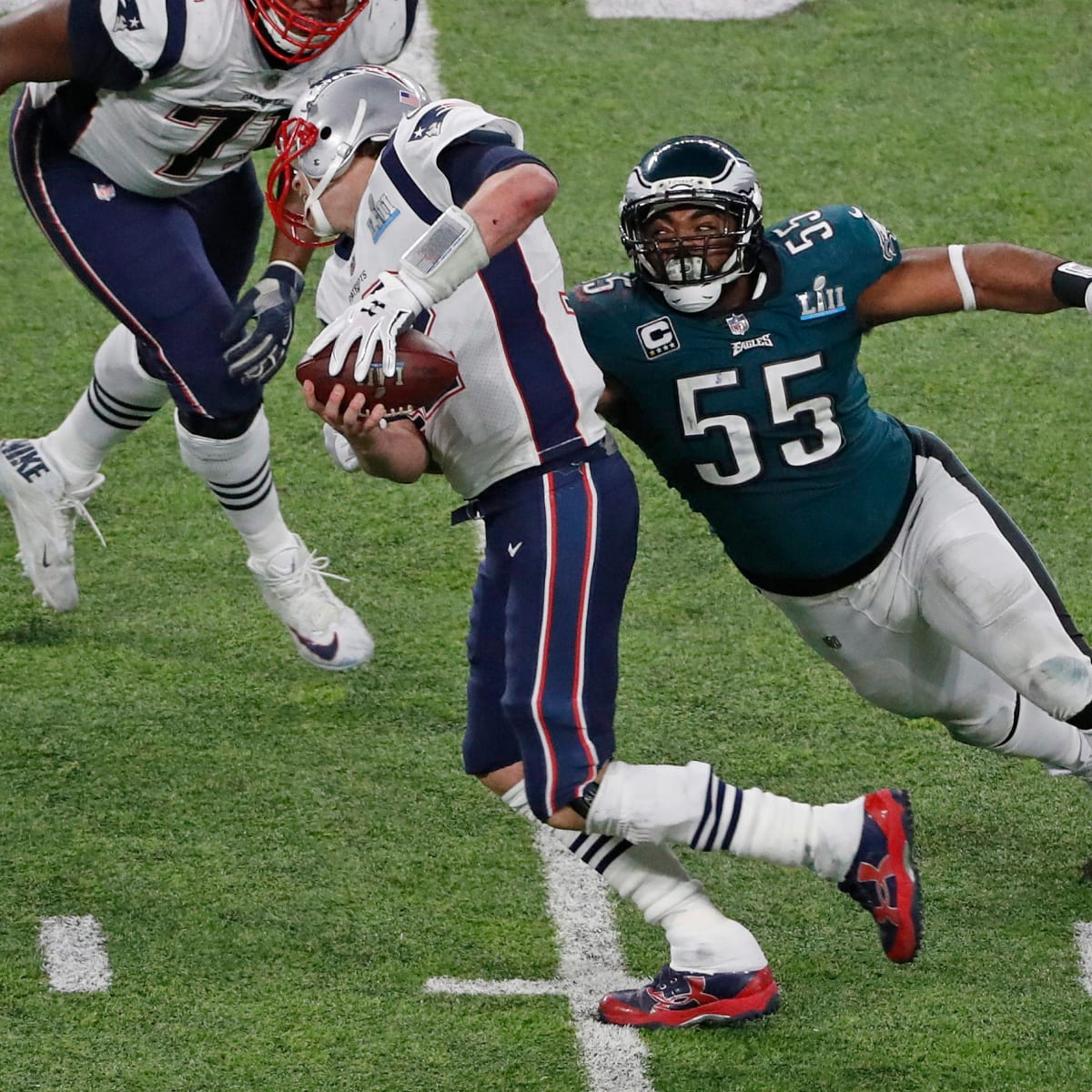 Brandon Graham Strip Sack Super Bowl LII (2017) 