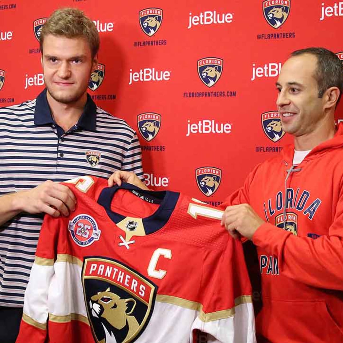 While preparing for NHL postseason, Panthers captain Aleksander