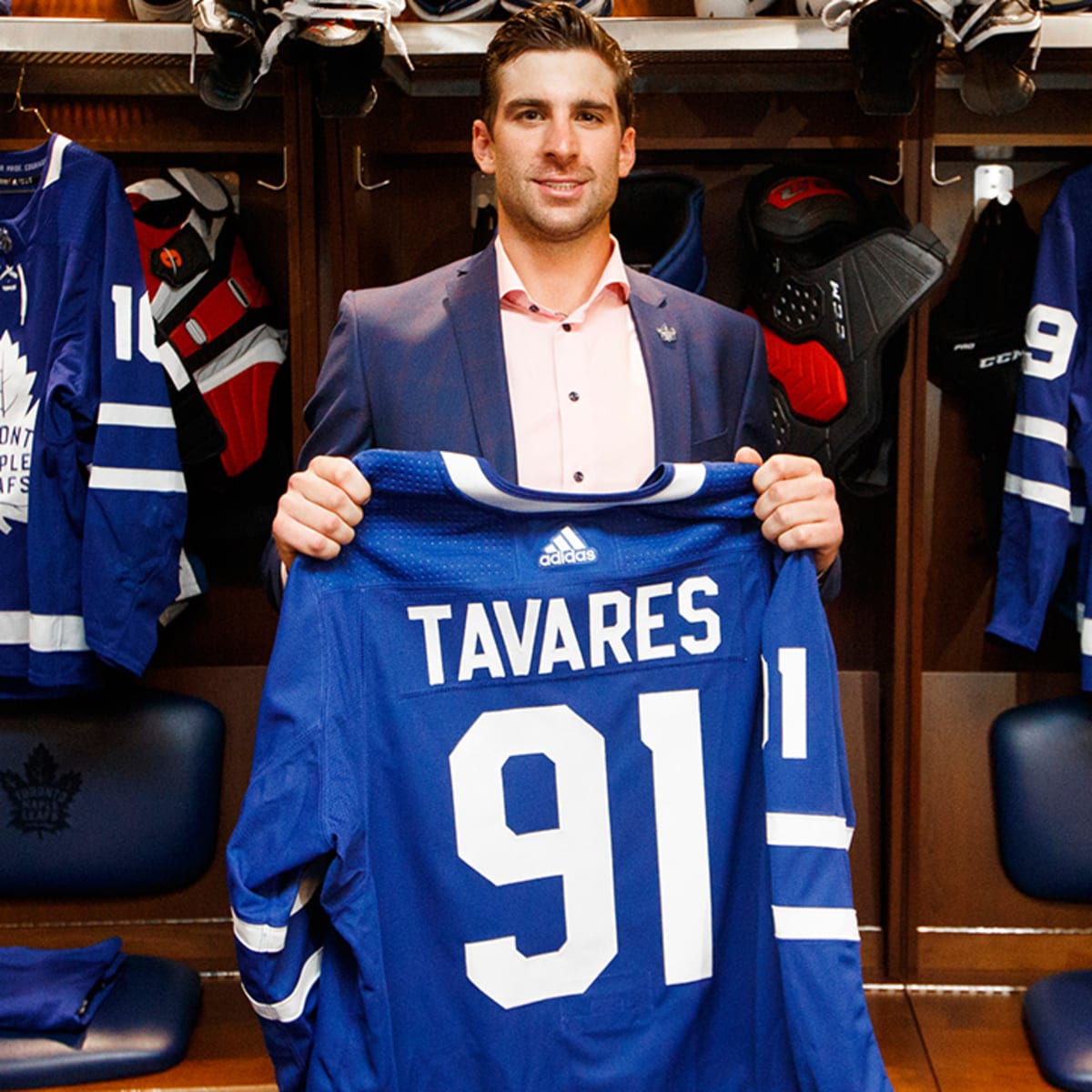 Youth Toronto Maple Leafs John Tavares Blue Home Premier Player