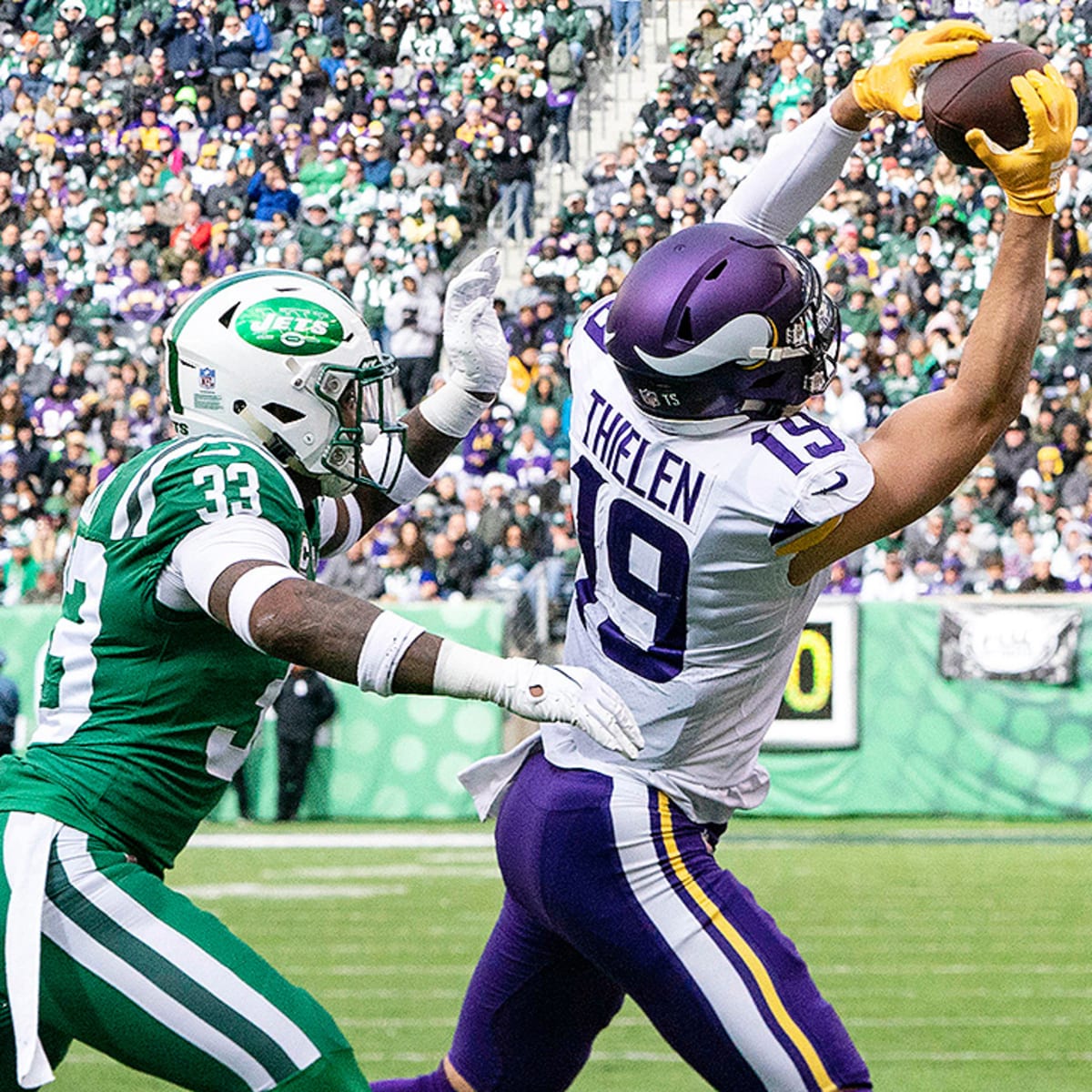 The NFL's leader in touchdown catches? Vikings' Adam Thielen