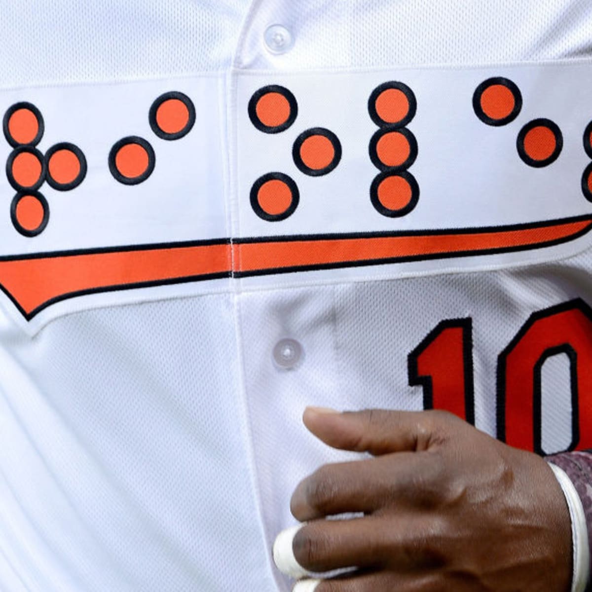 orioles braille jersey